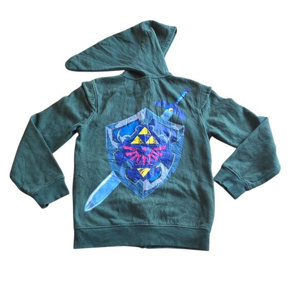 Legend of Zelda unisex Sz S green hoodie - Picture 4 of 7